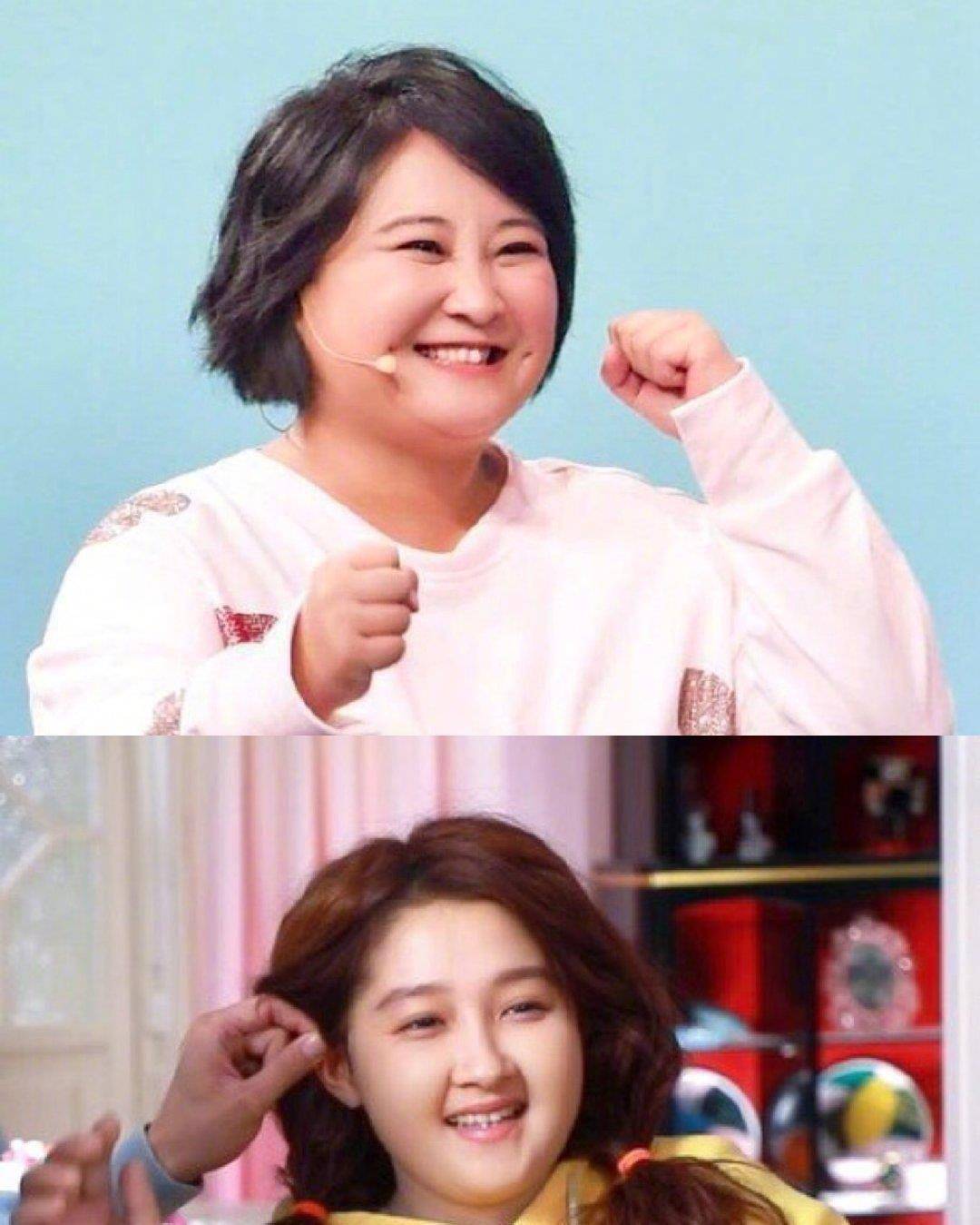 在这段视频中,关晓彤扮演的是一个胖子女生,这样他就可以不受限制地