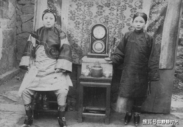 一组老照片,真实还原:清朝地主婆的形象与日常生活_老百姓_中国_因为