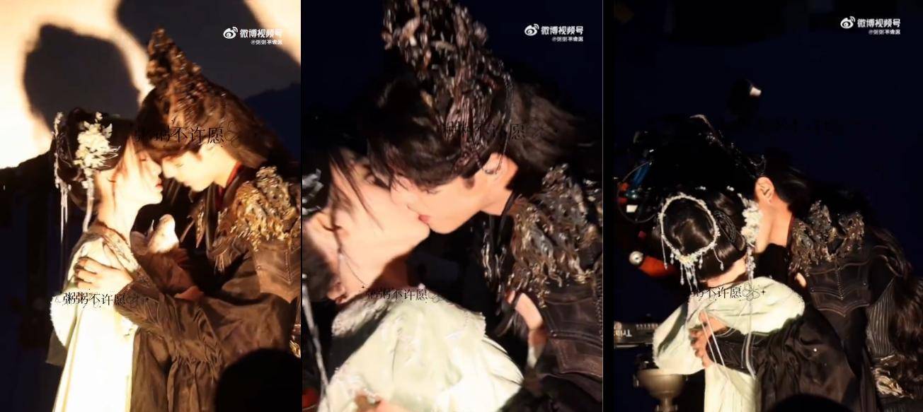 鞠婧祎宋威龙《千香》咬唇吻路透,性张力拉满,甜度超标_娱乐_内容