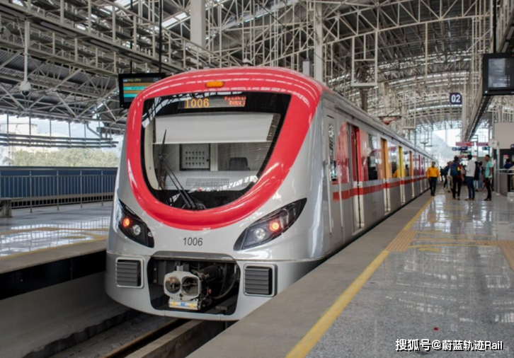 & aqua线33列3编组列车诺伊达aqua线19列4节编组列车加尔各答1号线,4