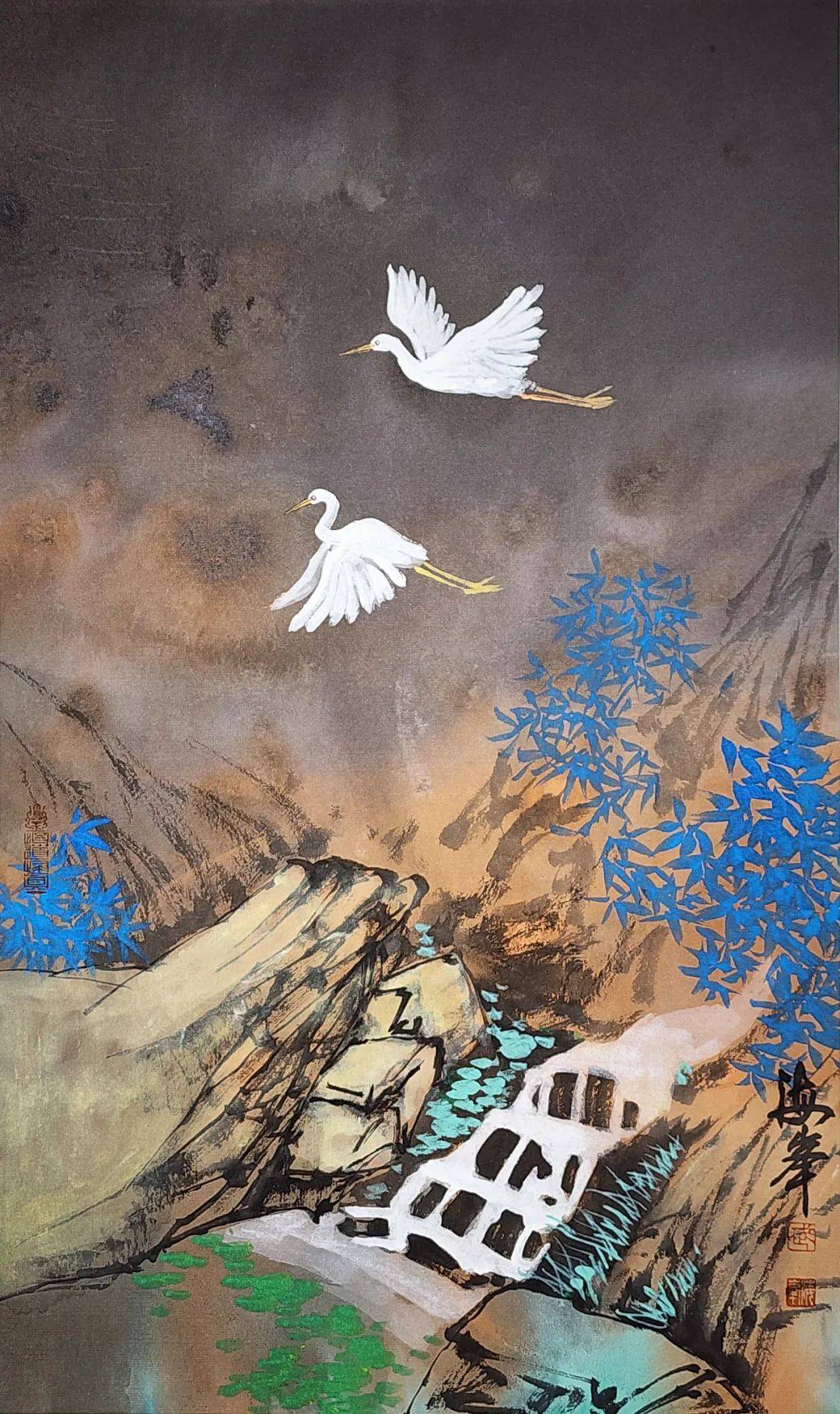 【丹青百家】以书入画得妙趣 于精微处见山海——书画家武海峰的笔墨