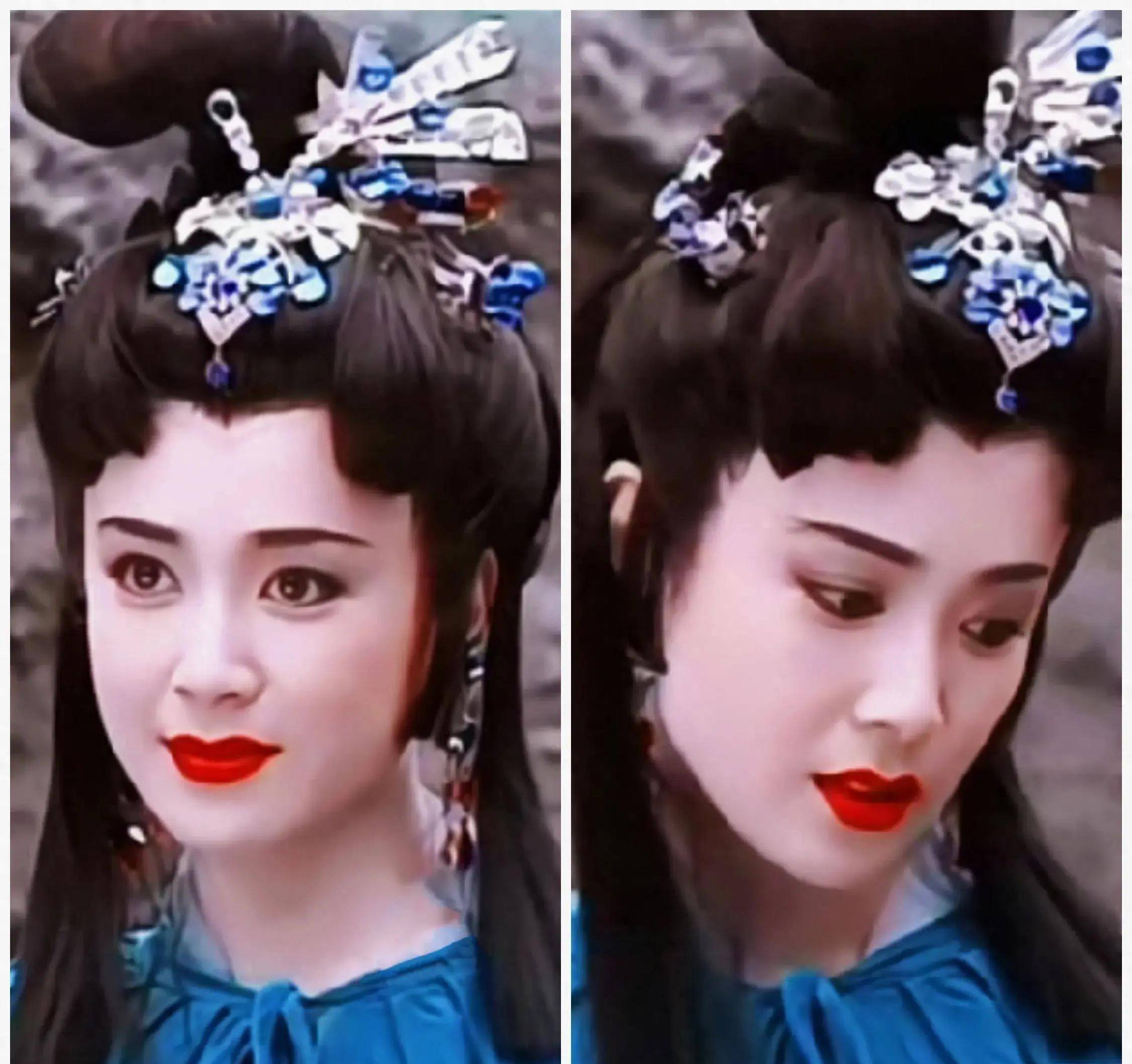 傅艺伟当年多种古装发型,她的陈圆圆造型绝对比长孙皇后的还更美