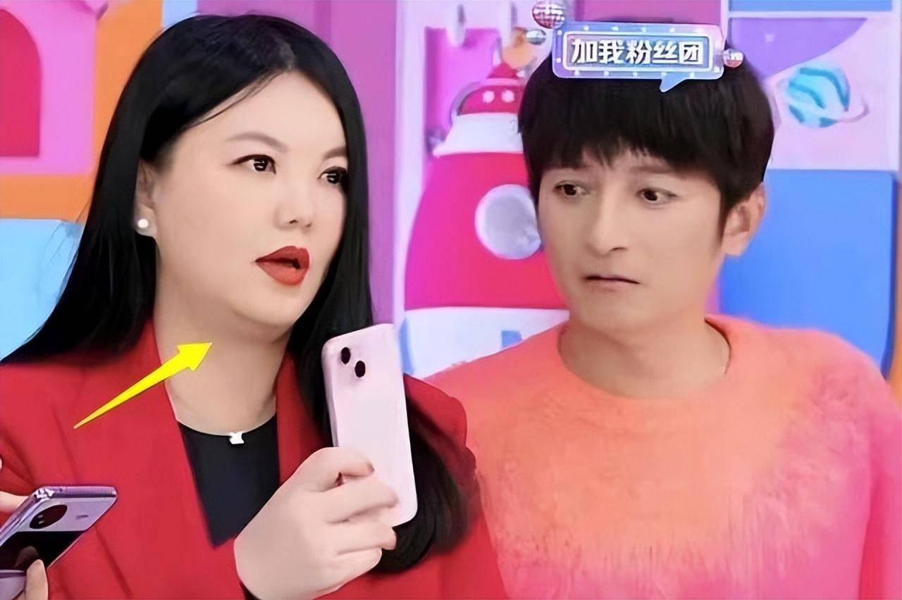 李湘退休后复出,胖出双下巴,搭档李维嘉直播带货,快乐家族全员回归
