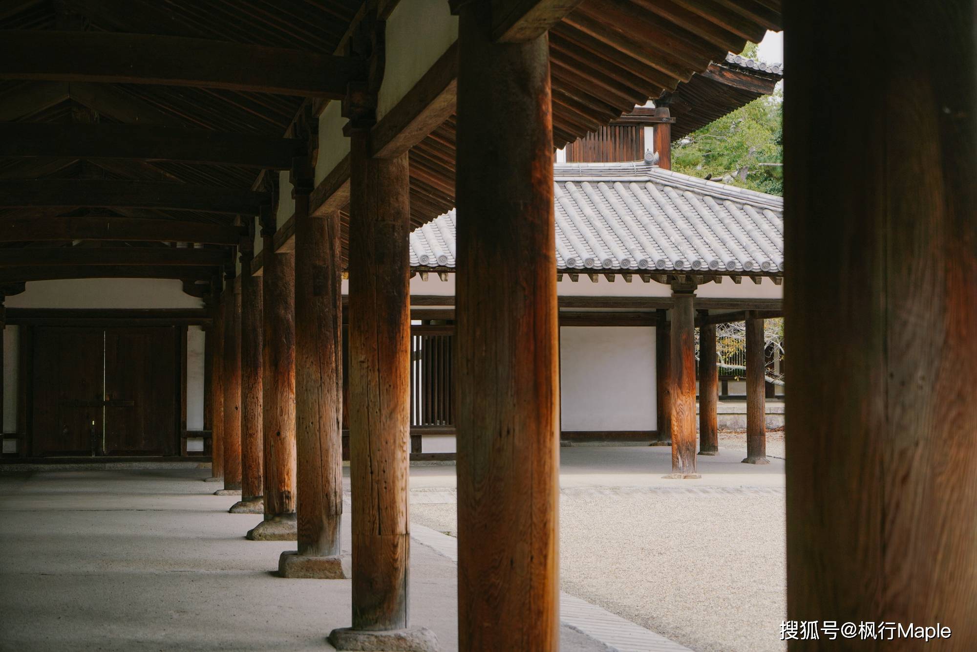 五重塔日本京都和奈良的五重塔很多座,法隆寺這座的木質建築呈現很深