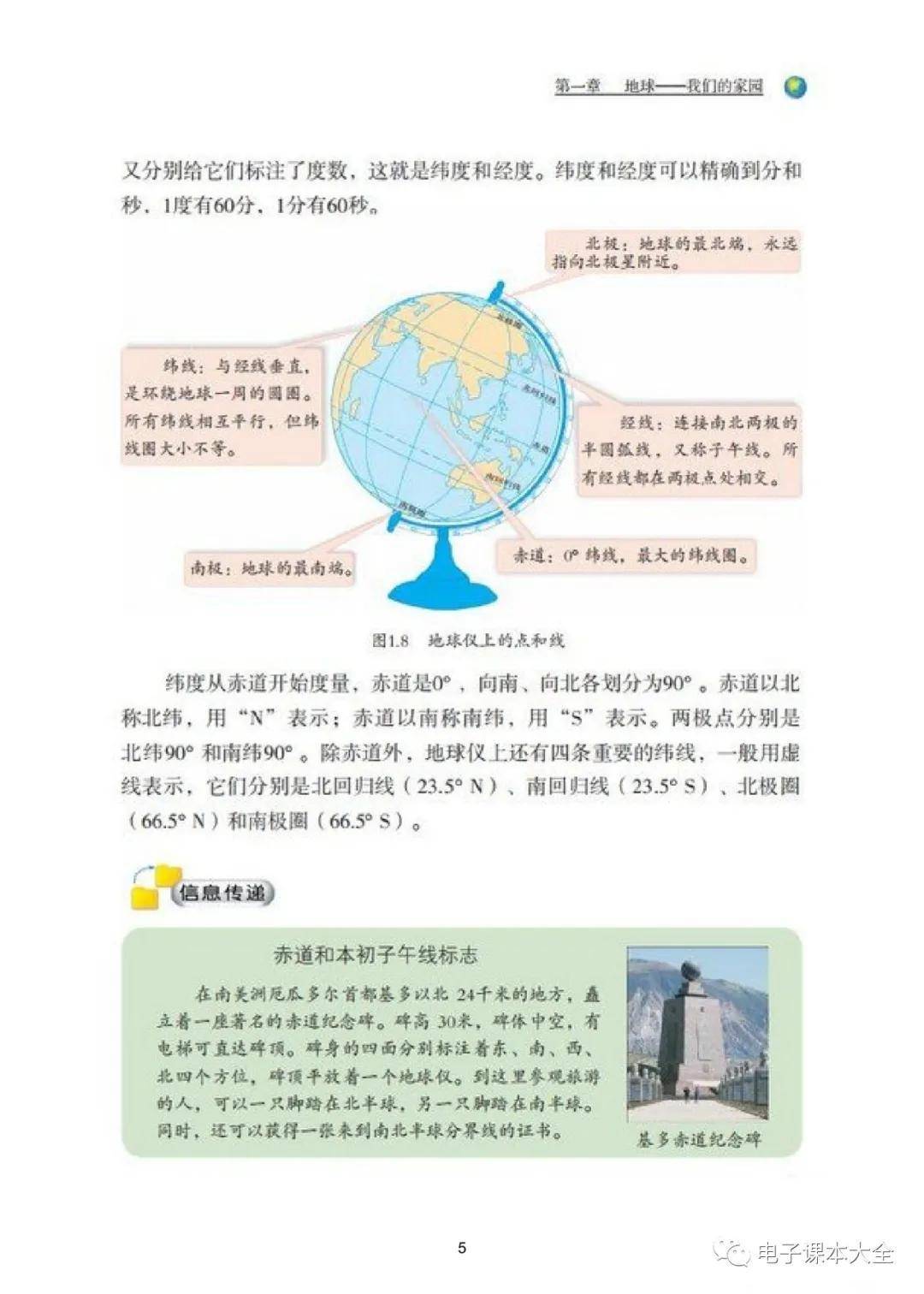 晋教版七年级上册地理电子课本(高清完整版)