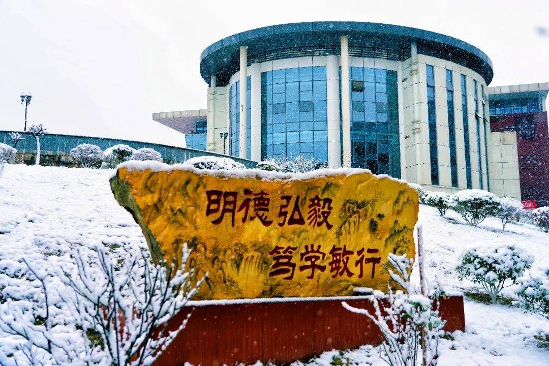 德阳农业科技职业学院的雪景到底有多美!_银装素裹_雪花_校园