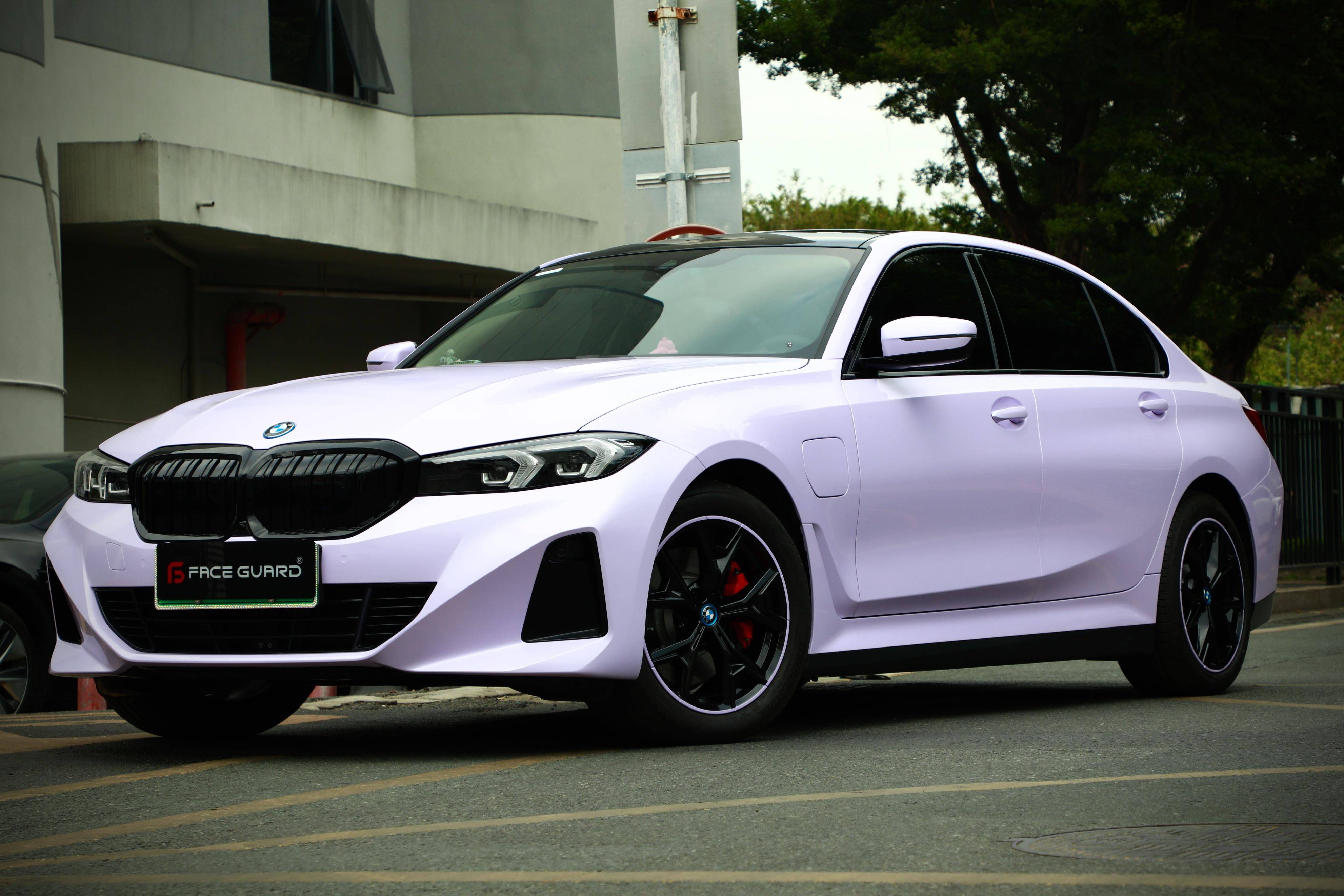 宝马i3改色face guard 星黛紫,女孩纸都无法拒绝的紫色!