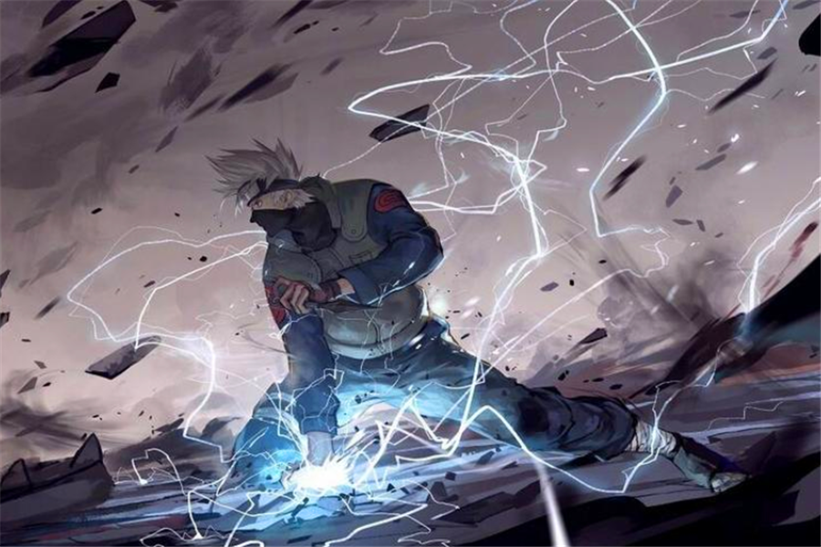 旗木卡卡西开发的千鸟在劈开过雷电之后,有了雷切的名字.