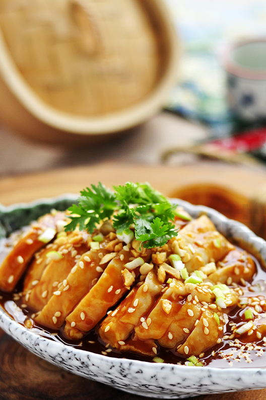 大吉大利怪味口水鸡:口味独特,芬芳馥郁!_鸡腿_大勺_花生酱