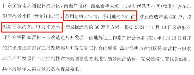 拆遷體量約35萬平,昆明陳家營城改二期提上日程!_項目