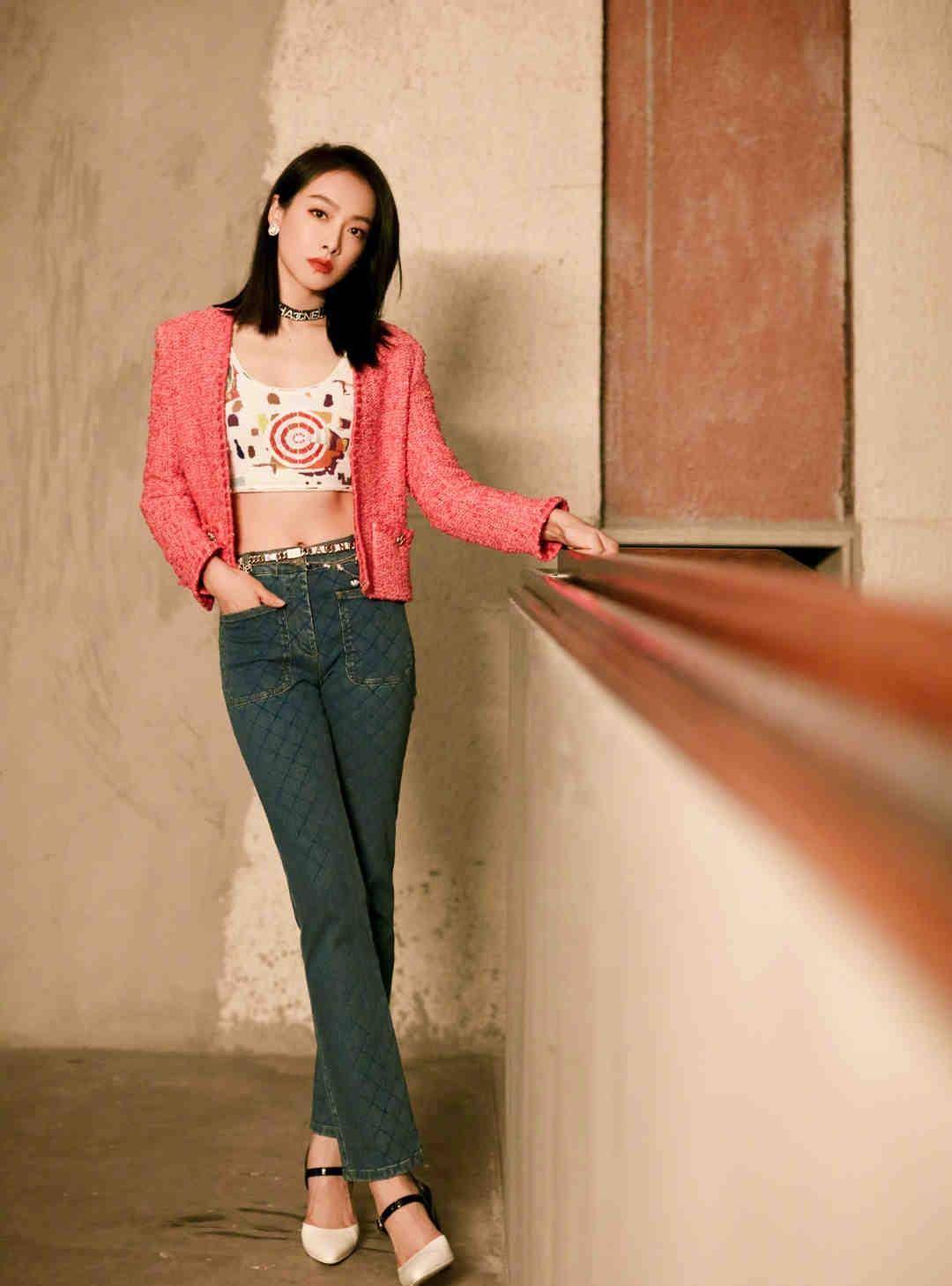 33岁宋茜时尚魅惑,时尚造型拍时尚大片,大女人风御姐气质!