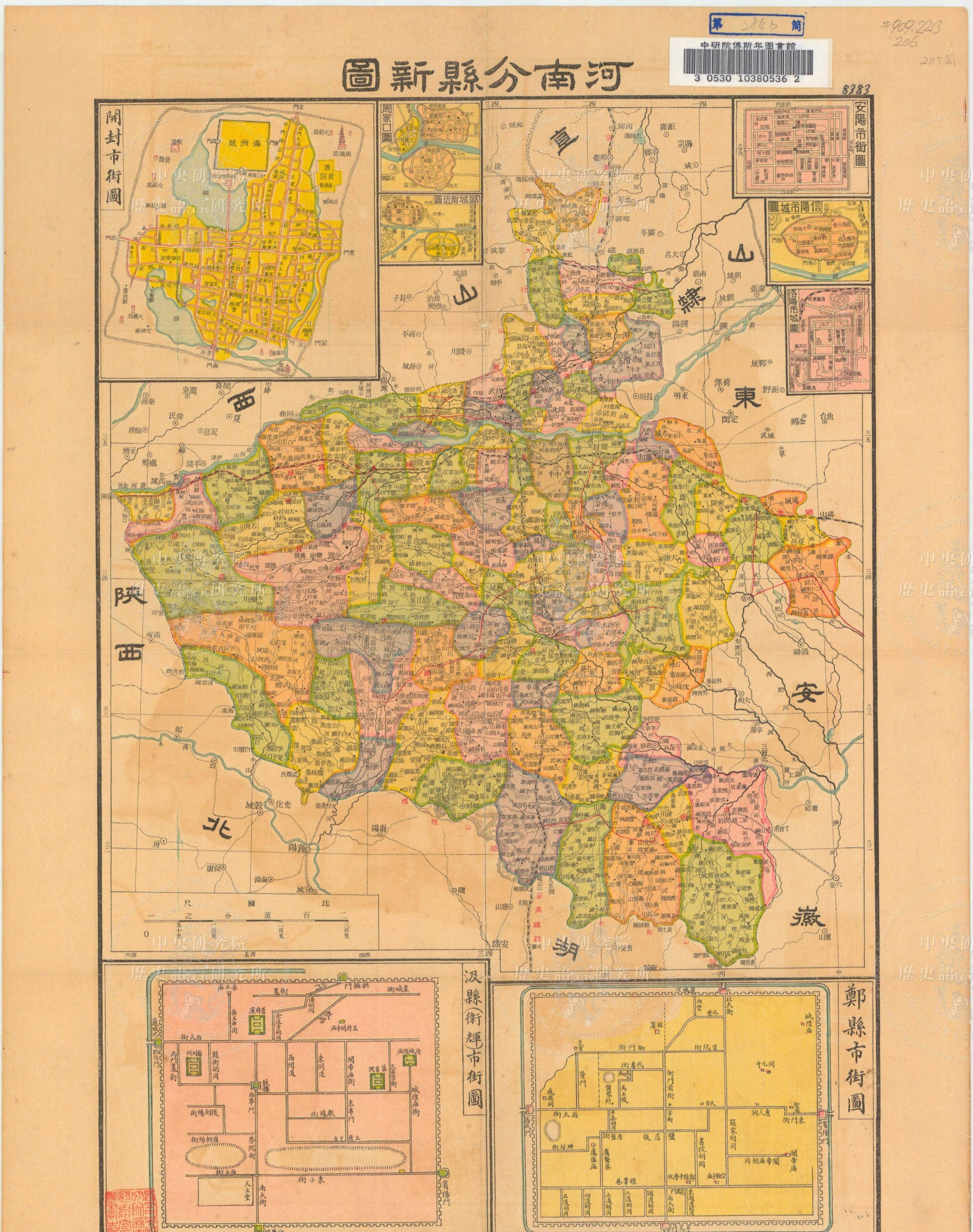 历史不同时期的河南地区地图_清朝_南北朝_豫州
