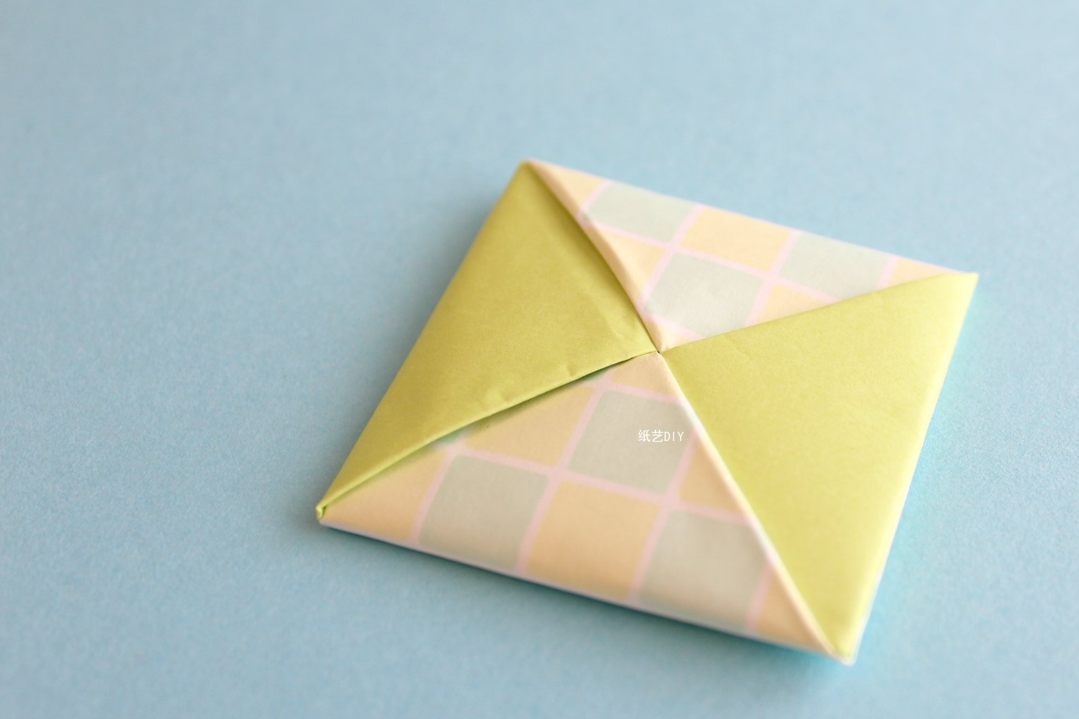 八十年代的小玩具--打宝折纸教程_侧向_图案_剩余