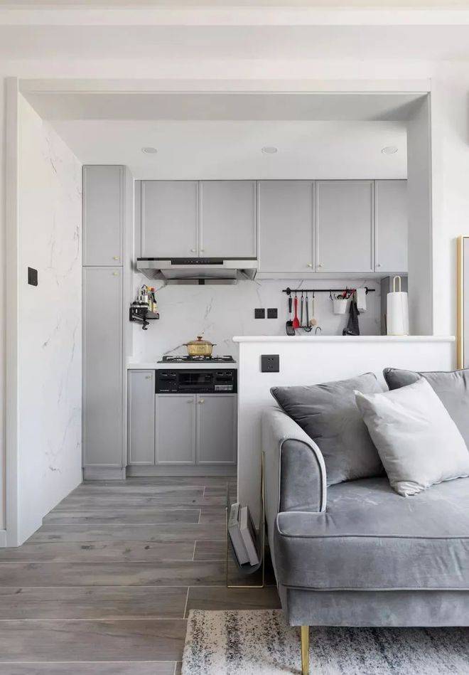 51平米轻奢风小户型,设计精致,令人赞叹,堪称强迫症患者的福音