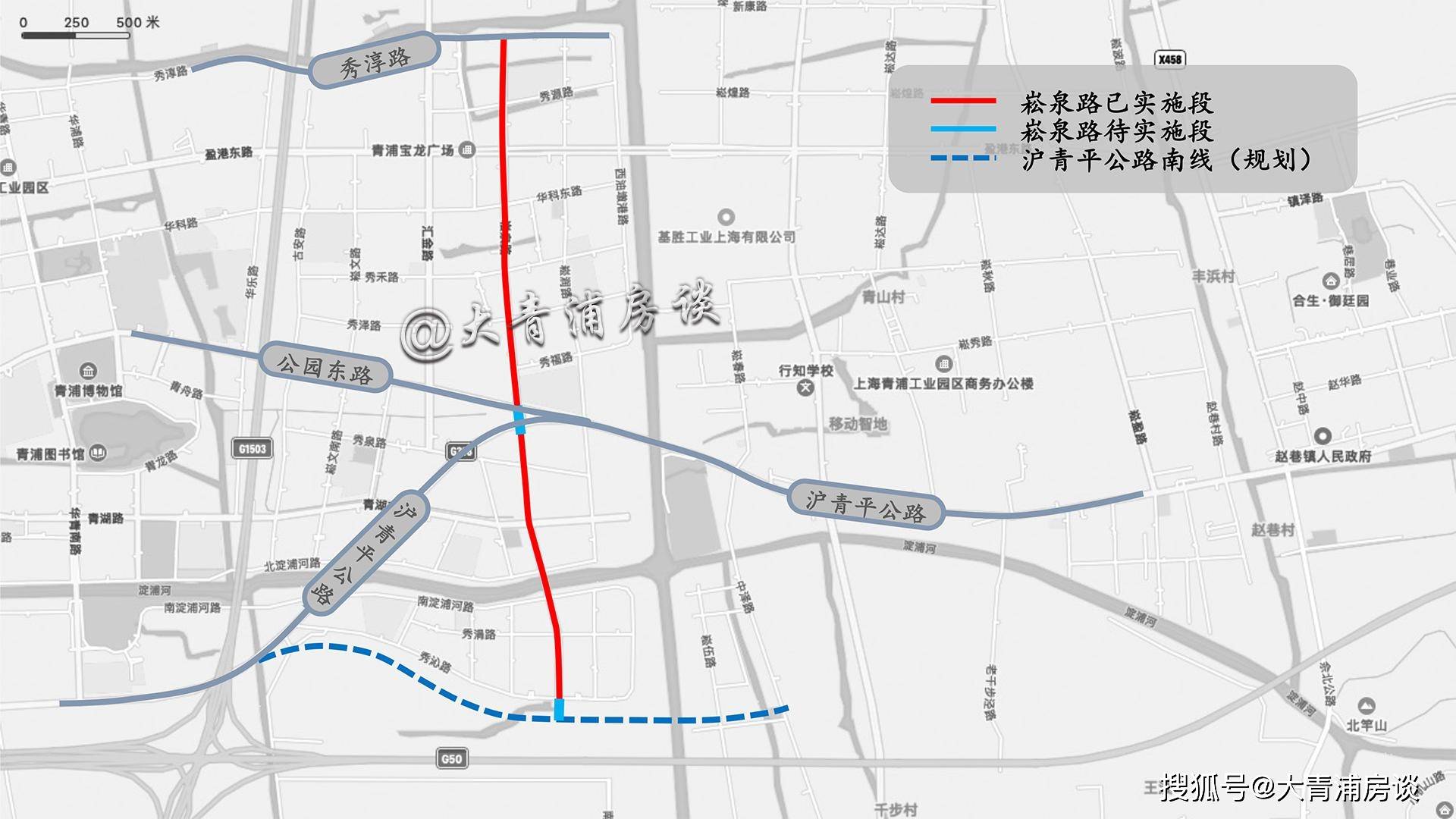 官方最新回复,沪青平公路南线会实施_青浦_规划_新城