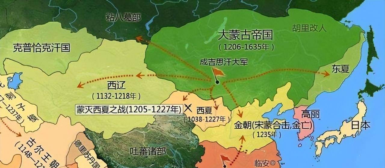一口气看懂蒙古帝国扩张史_金国_部落_金章宗