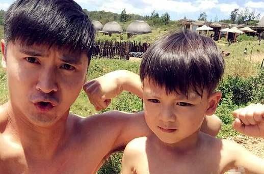 祖孙三代"共用一张脸",最后一对看完笑出腹肌_田亮_戚_照片_爸爸_戚薇