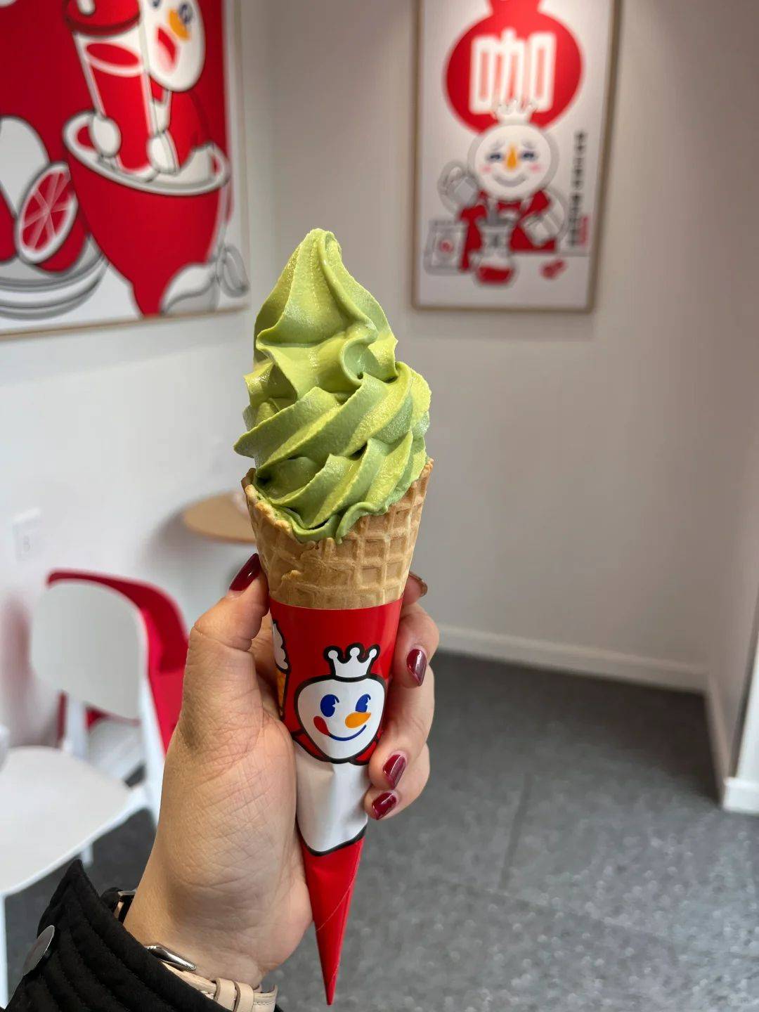 蜜雪冰城抹茶冰淇淋,美味的抹茶控首选!