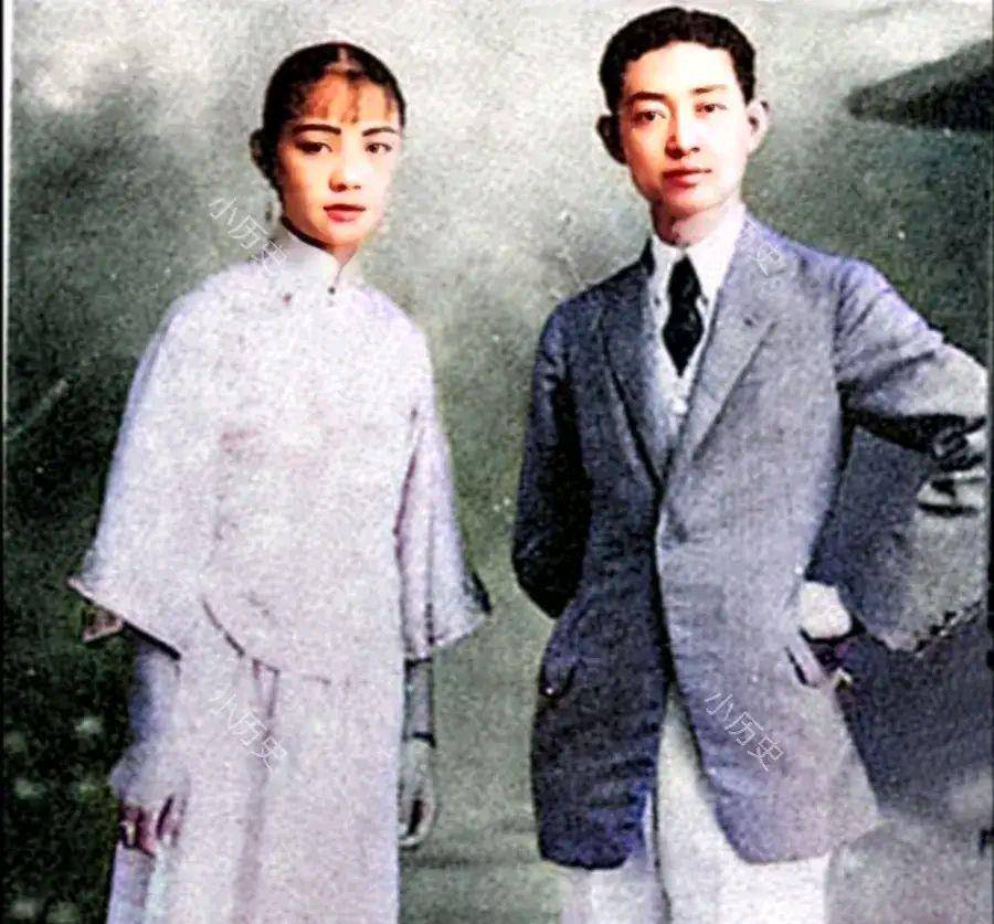 老照片:民国初年名妓小凤仙,晚年的周旋罕见留影_因为