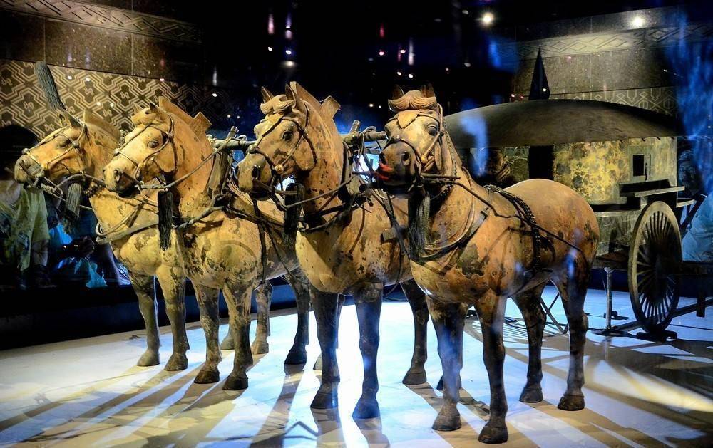 这两架马车究竟有什么魅力,看上去比兵马俑还要格外尊贵?