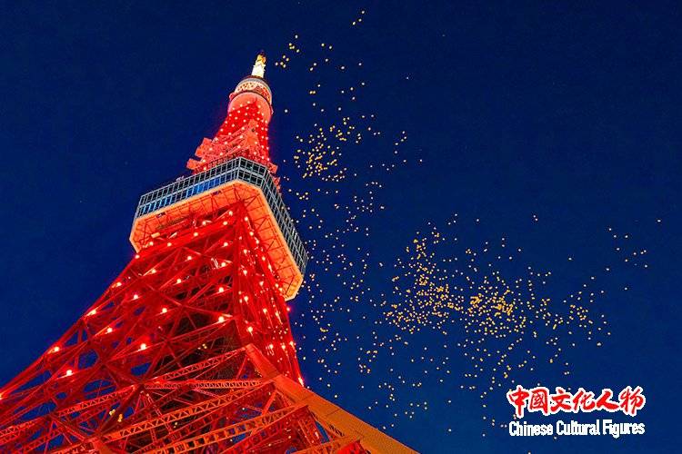 2024年春节东京塔再次点亮"中国红"_日本_祝福_文化