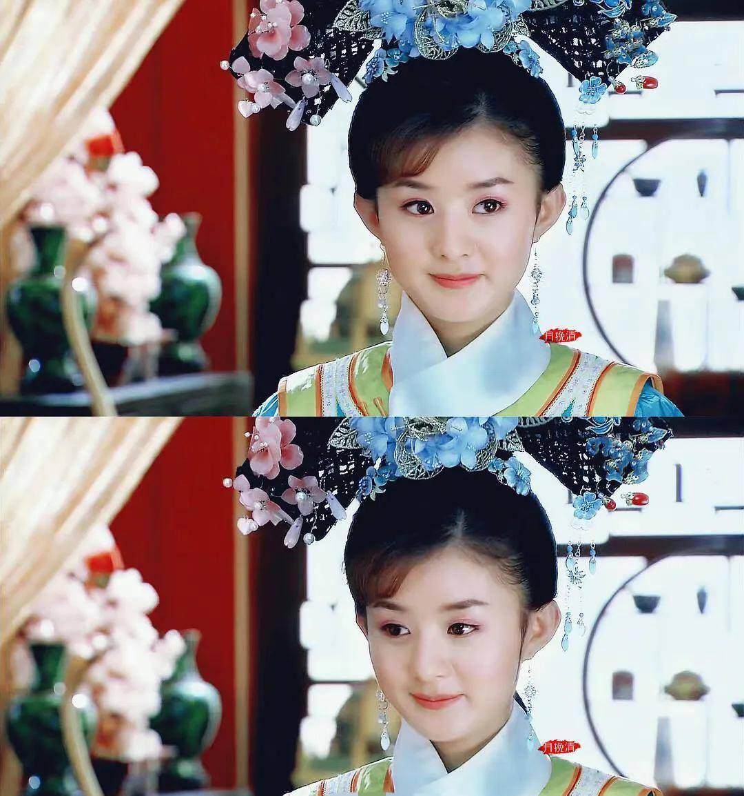 3,赵丽颖第一张张真的好美啊!我觉得我一直觉得古丽娜扎比迪丽热巴美.