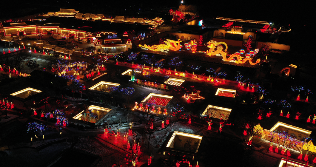 陕州地坑院春节活动"龙"重登场~_景区_身份证_非遗