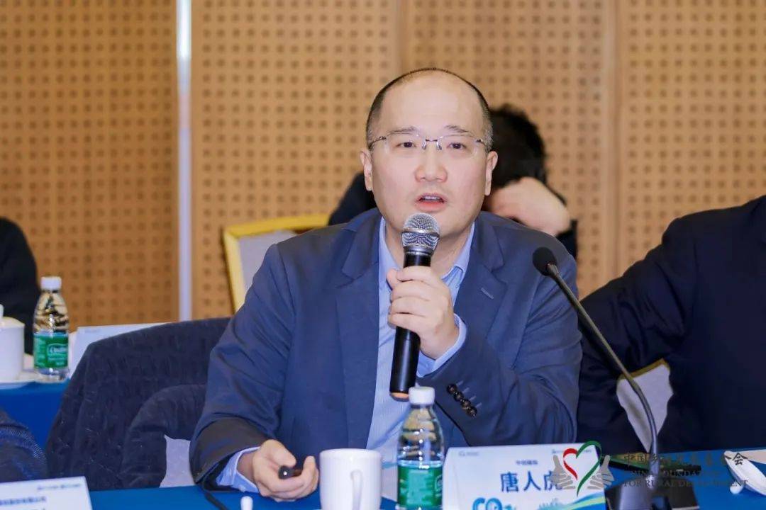 北京中创碳投科技有限公司董事长唐人虎做了《乡村碳汇公益项目可行性