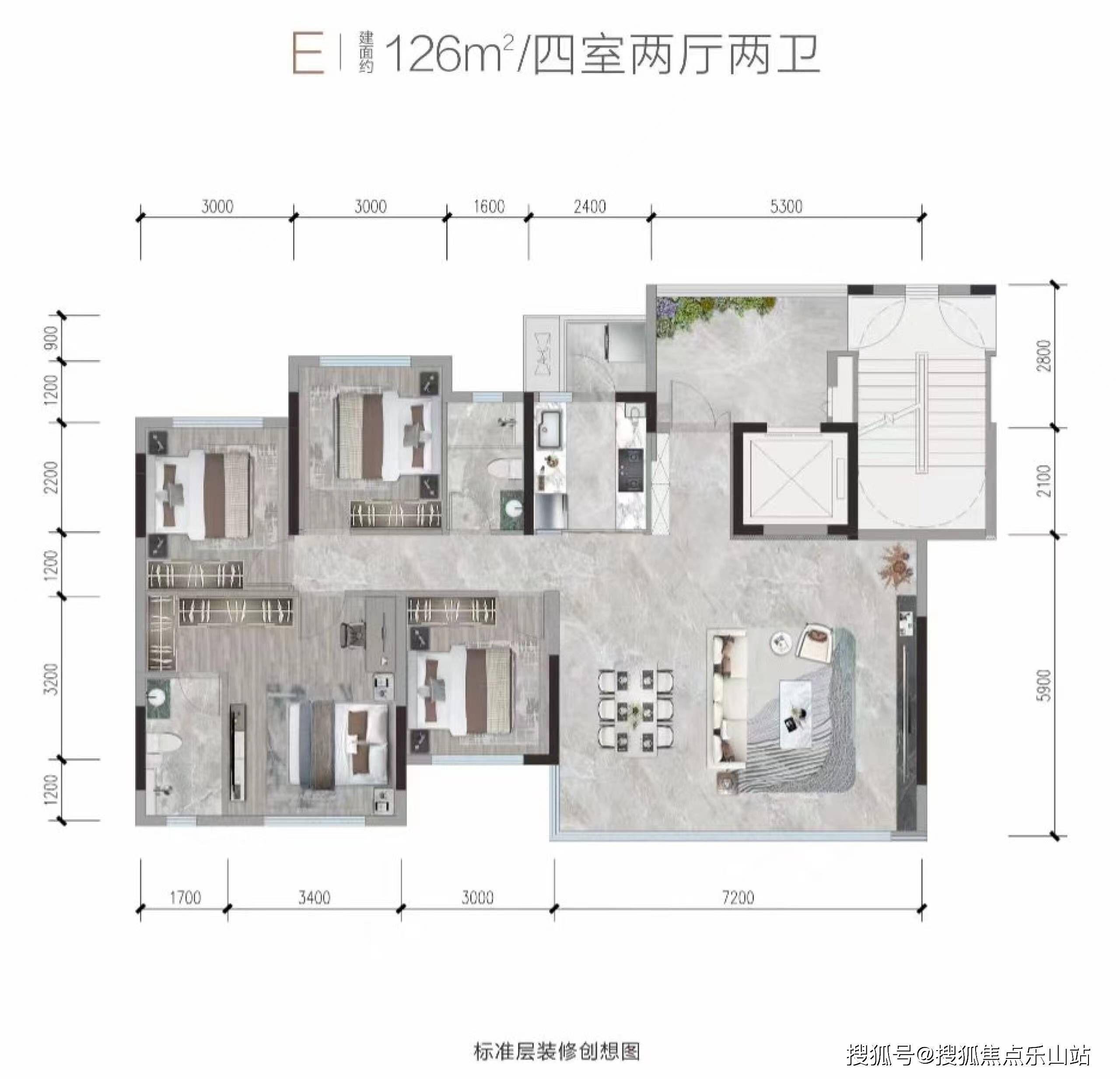 邦泰熙贡府户型图图片