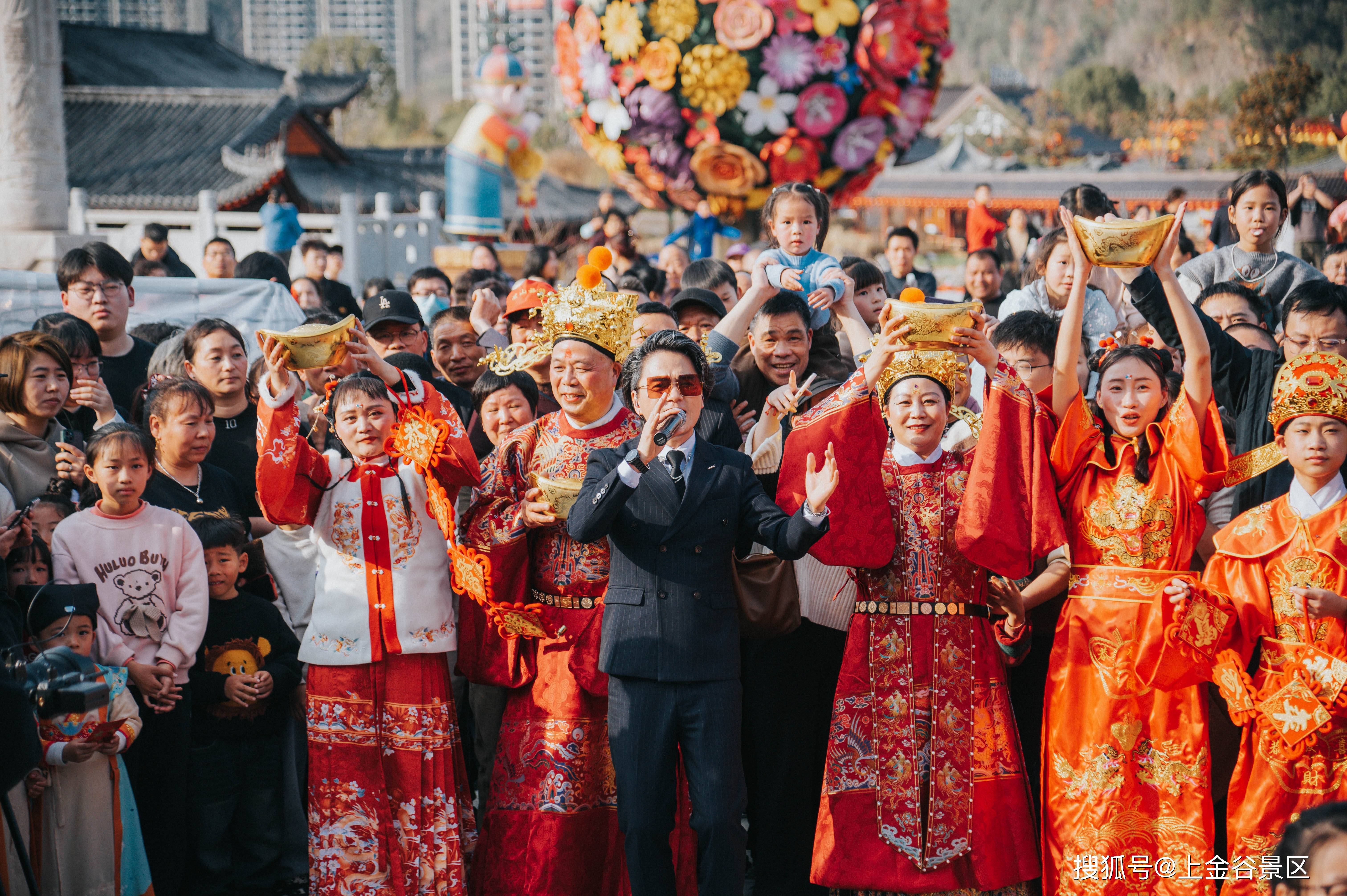 上金谷景区正月初五人气爆满 迎来春节客流高峰
