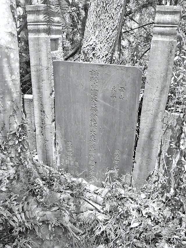 晚清湖南巡抚余诚格之父余德铨及夫人倪氏墓_宣城_cm