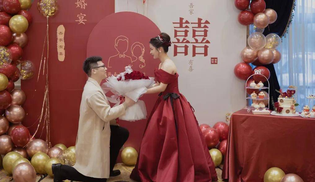 千惠三宝婚礼图片