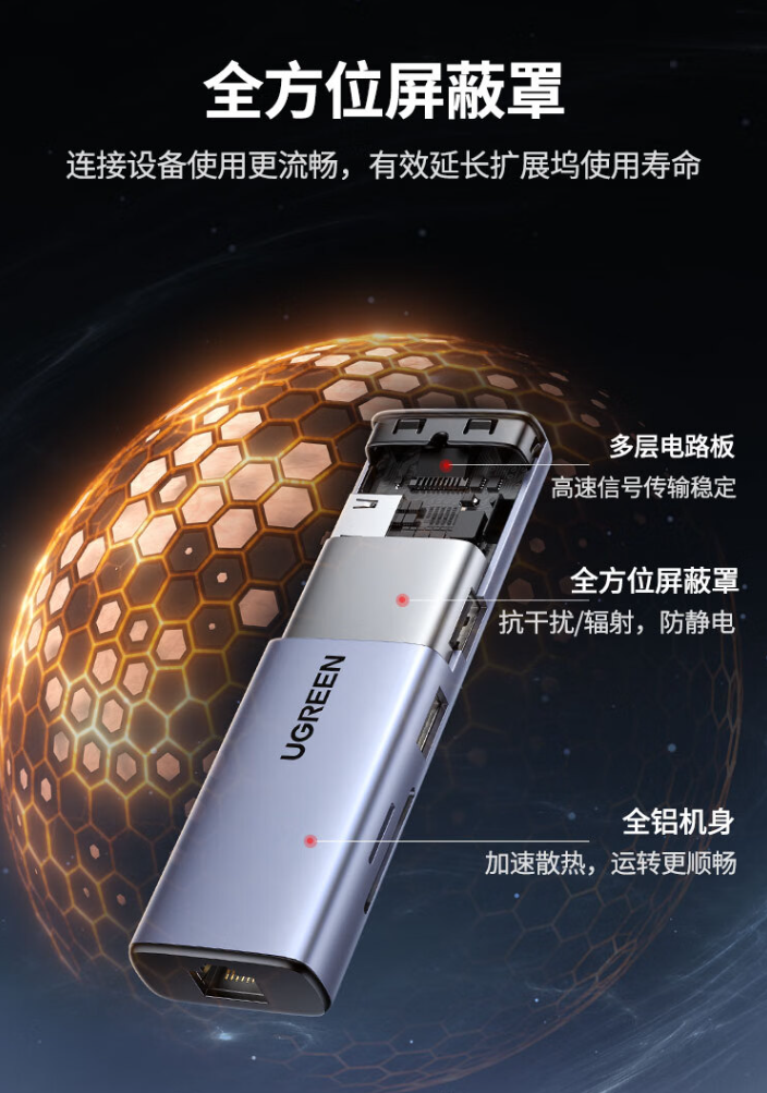 笔电缺少网口又想要有线连接怎么办？配上这个笔电好搭子简便又好使！