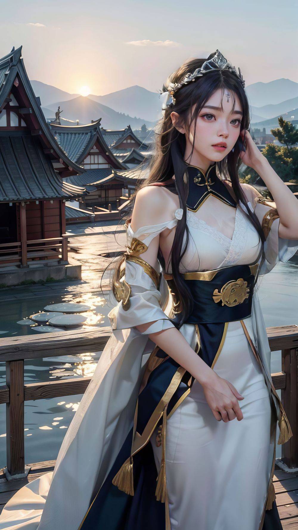 ai绘画,超清壁纸美图,二次元,美女,国风小姐姐,令人心动_古风_故事