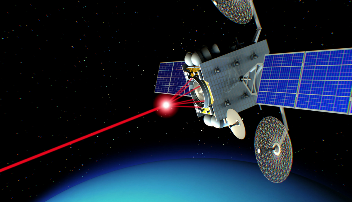(里根政府提出的太空激光武器已经不是科幻)由此可见,美国一方面在