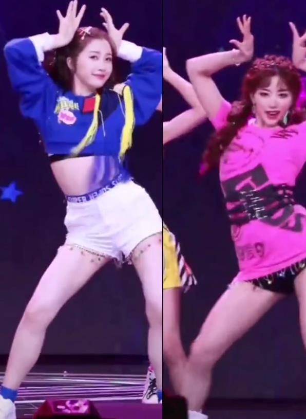 虞书欣孔雪儿同台跳舞,明明只差一岁,孔雪儿却输在了衣服上!