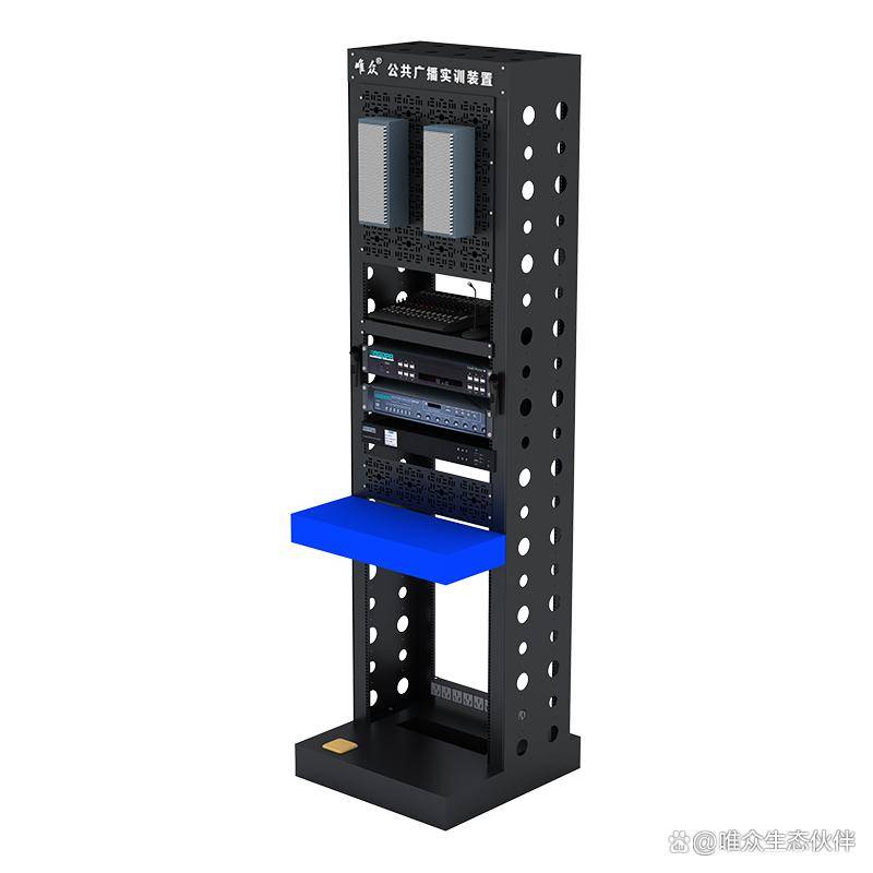 本实践装置涵盖了广播系统的设计(包括线缆路由设计,敷设,设备上架