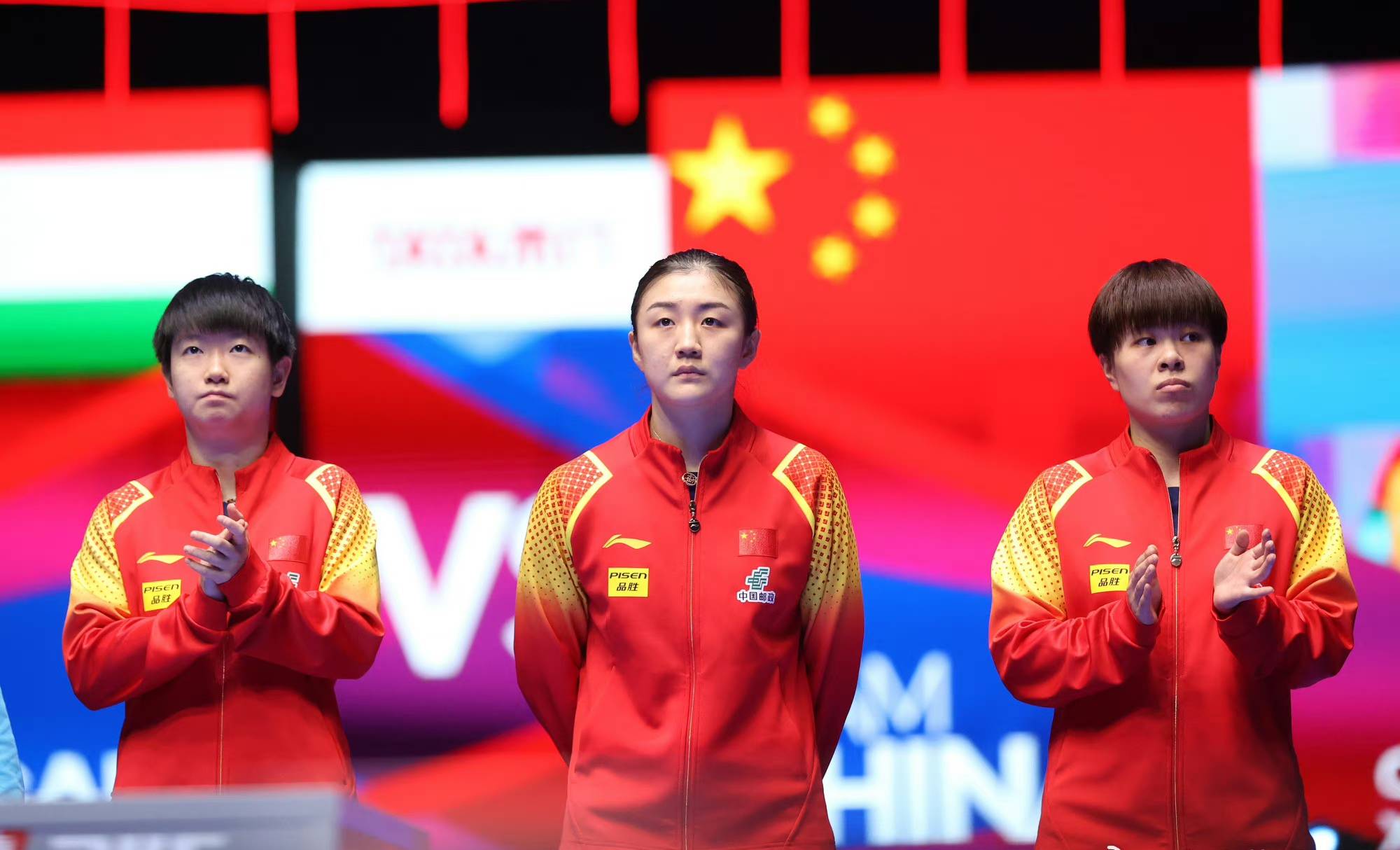 孙颖莎樊振东男女单继续霸榜,全体球员釜山紧张备战_女队_王楚钦