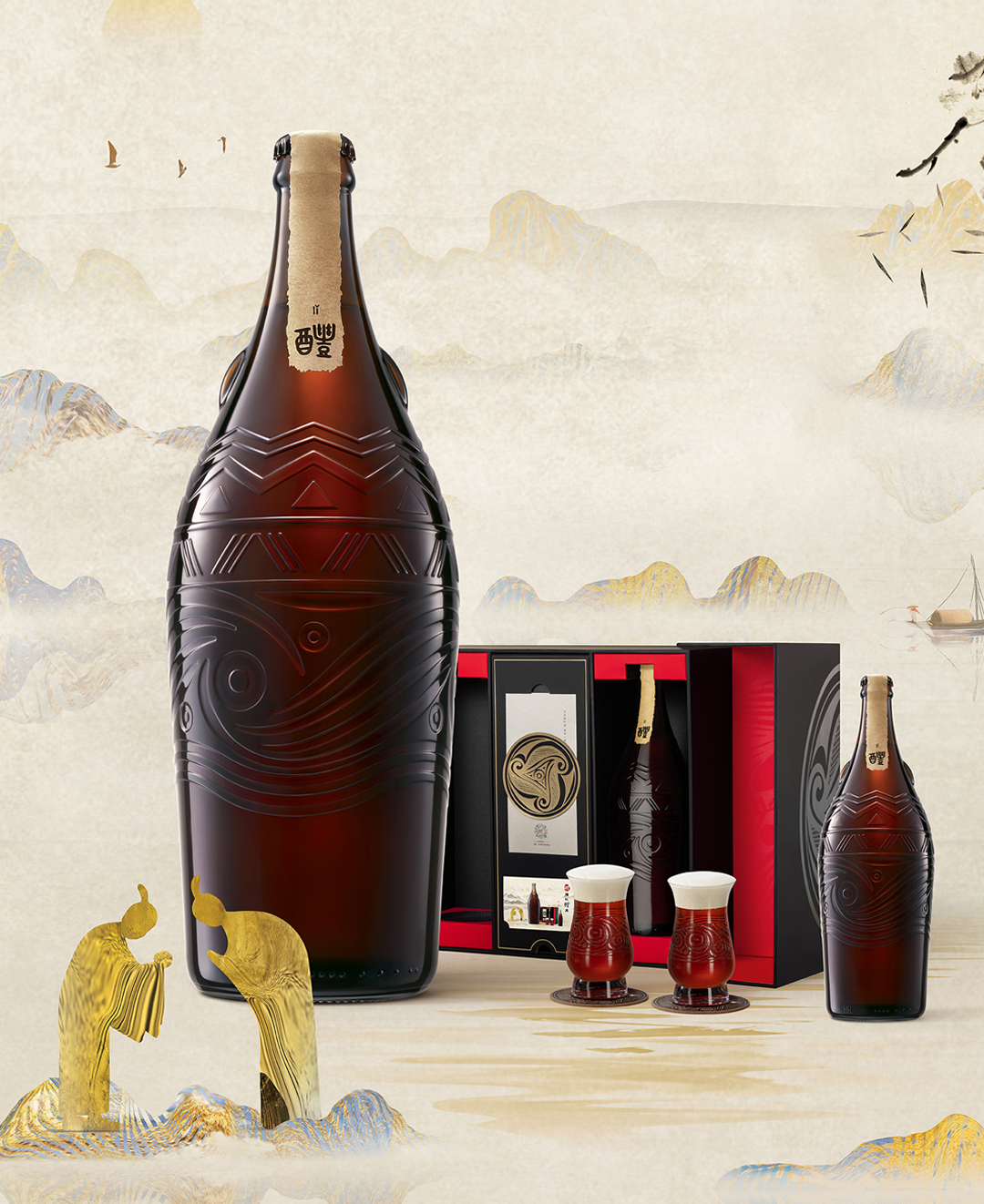 中华老字号上新,雪花,金沙"啤白共进"_中国_品牌_华润啤酒