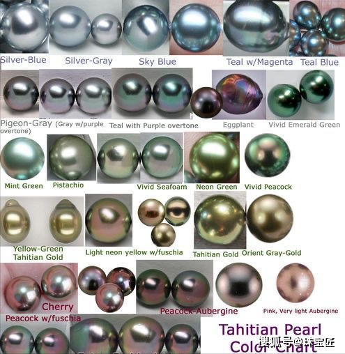 1篇读懂天然珍珠的颜色!别再被染色珠骗啦!_珠宝_晕彩_白色
