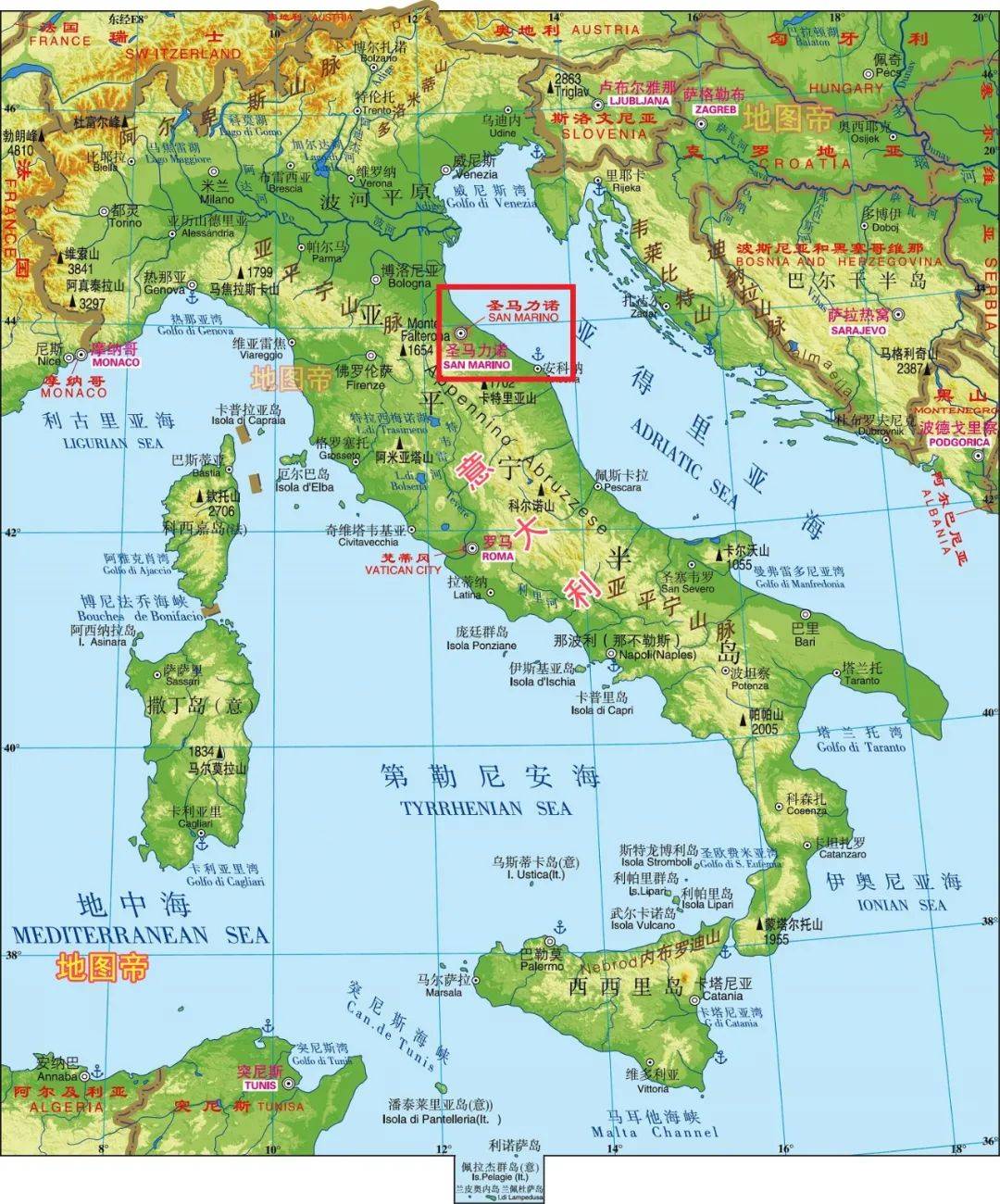 意大利国中国圣马力诺,二战时为何同时向英国和德国宣战?