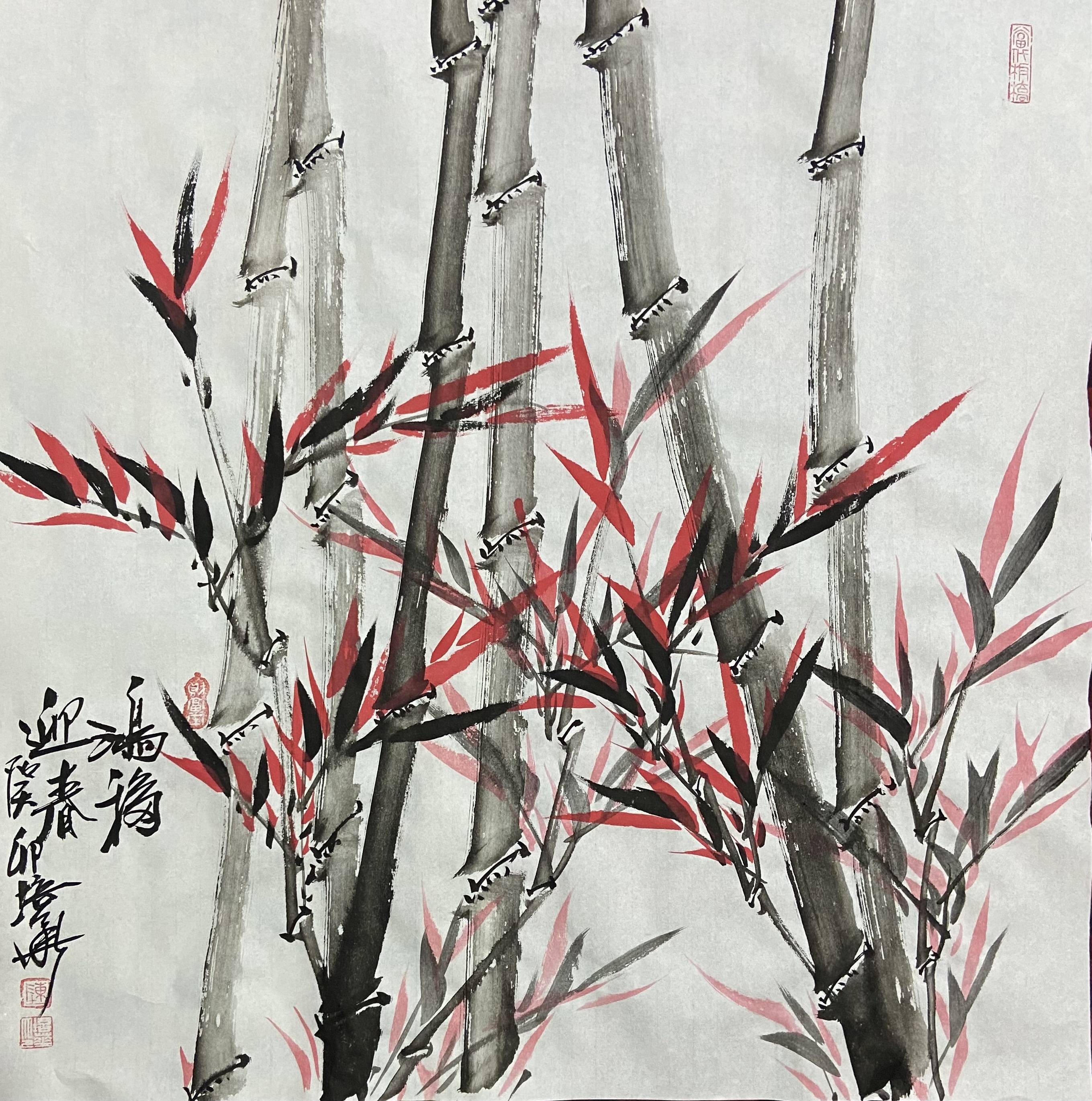 朱墨竹是中国画竹第三座高峰 填补千年画竹历史