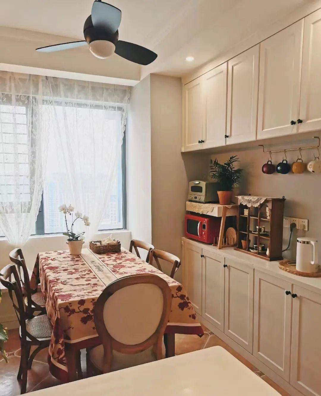 学邻居做的餐边柜,竟然成为我家最好用的地方,全家