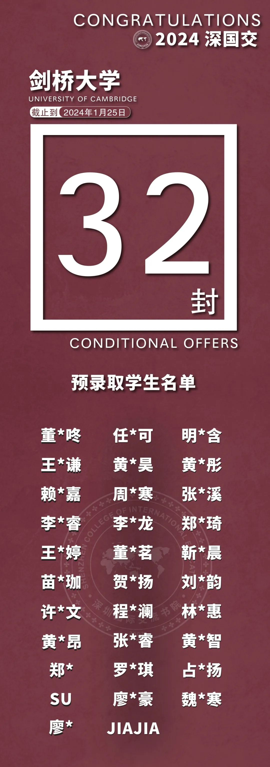 深国交靠实力出圈,青岛宏文堪比杂志封面._海报_校徽_外国语