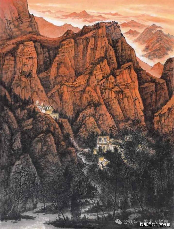 中国美术人物志——余建华·第九届艺术名家书画大拜年_cm_纸本_山水