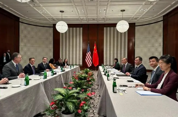 慕尼黑安全会议期间,中美举行会晤,送给美国一句古话_王毅_布林肯
