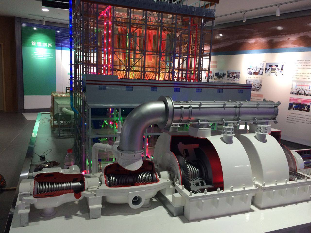 1000mw超超临界火力发电机组模型 锅炉 汽轮机 汽轮发电机模型