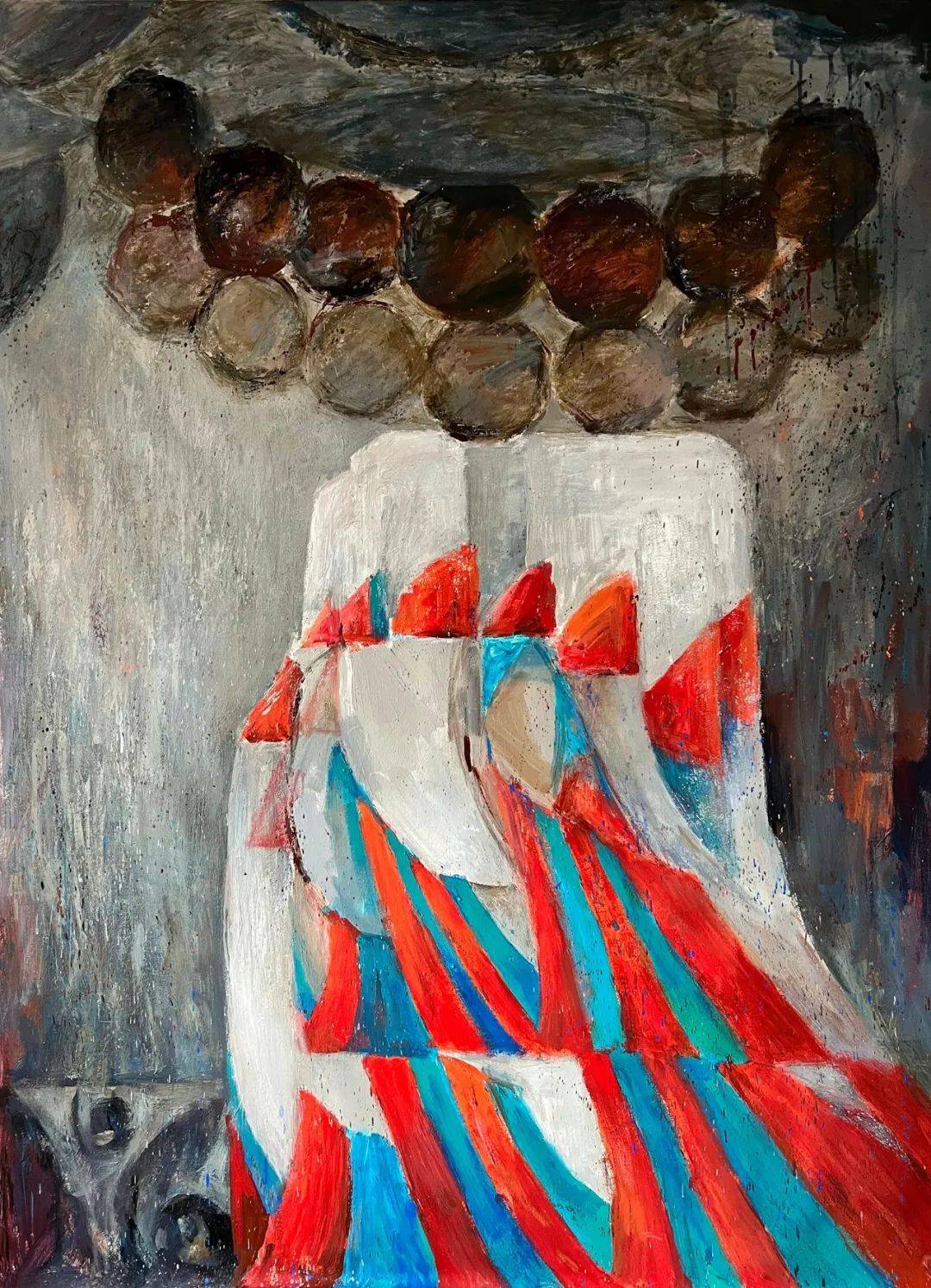 2022150×100cm布面丙烯《彼岸的诗人一》巴黎大皇宫(grand palais)