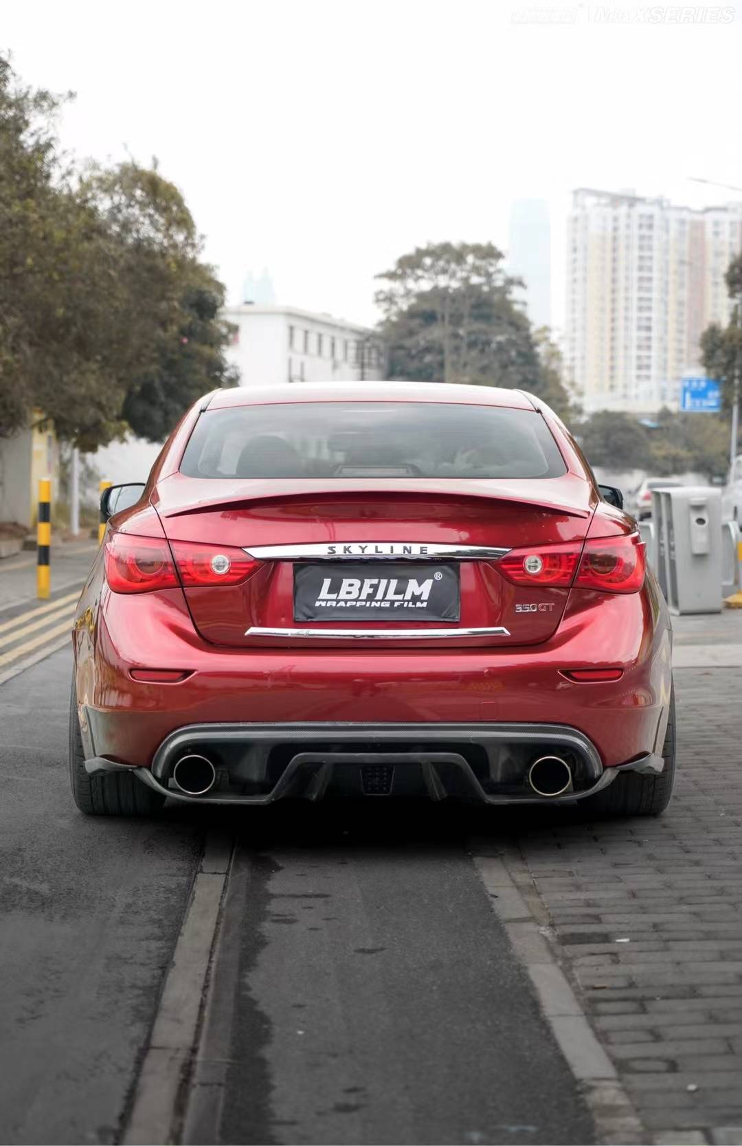 英菲尼迪vq37-lb改色膜pet绯红,划痕修复 | 抗磨 | 抗污_搜狐汽车