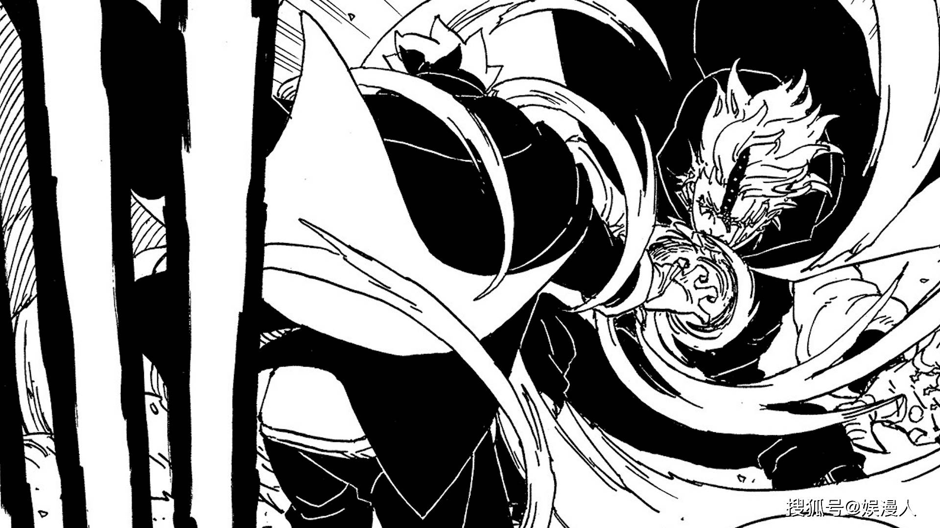 《博人传》青年篇,三年后的博人实力强悍,完胜仙人模式巳月_漩涡博人